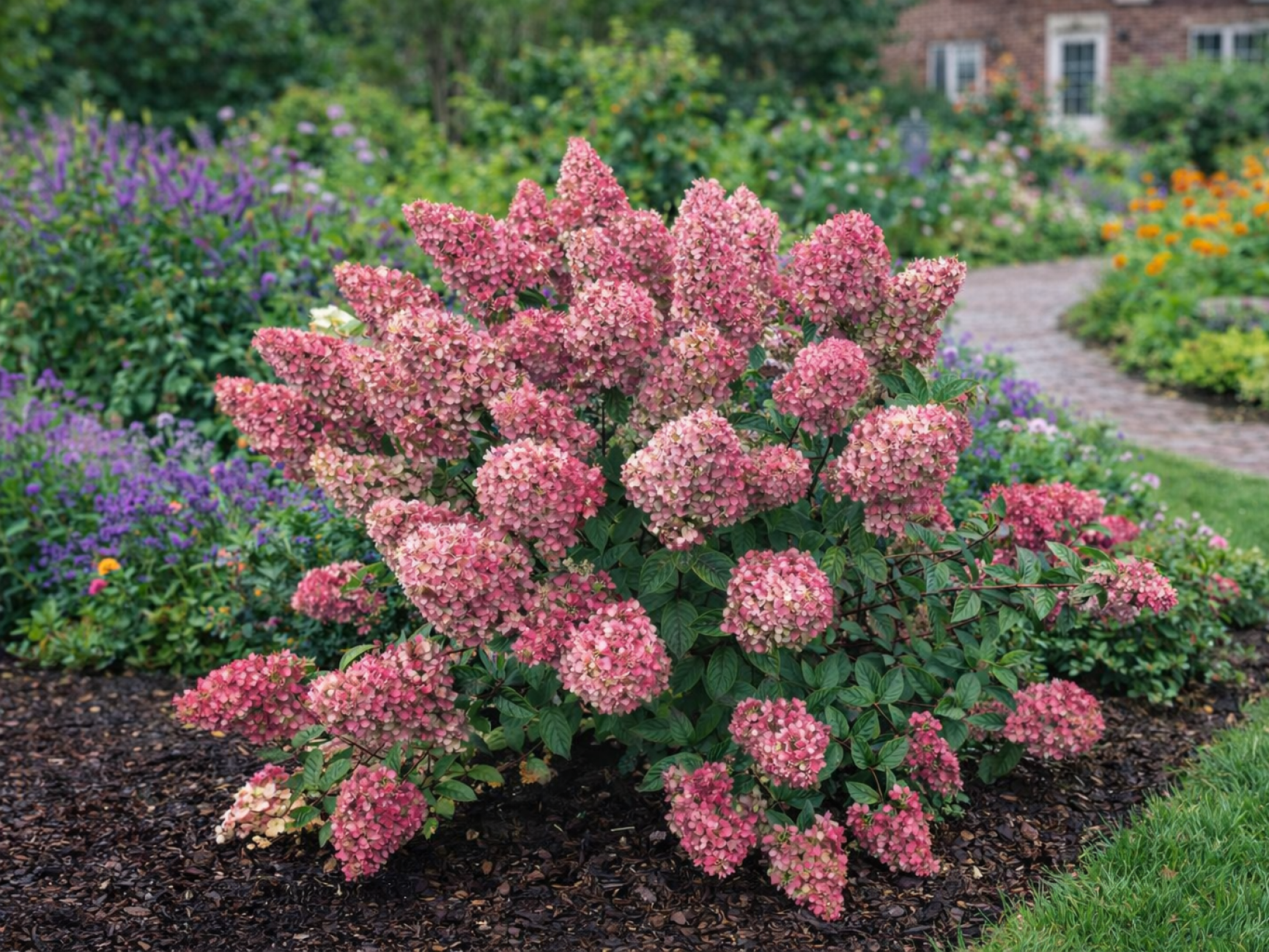 Hortenzia metlinatá (Hydrangea paniculata)  ´LIVING PINKY PROMISE´® by LIVING CREATIONS´® - výška 40-60 cm, kont. C2L